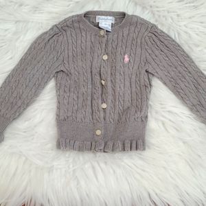 RL babygirl sweater- 12mths